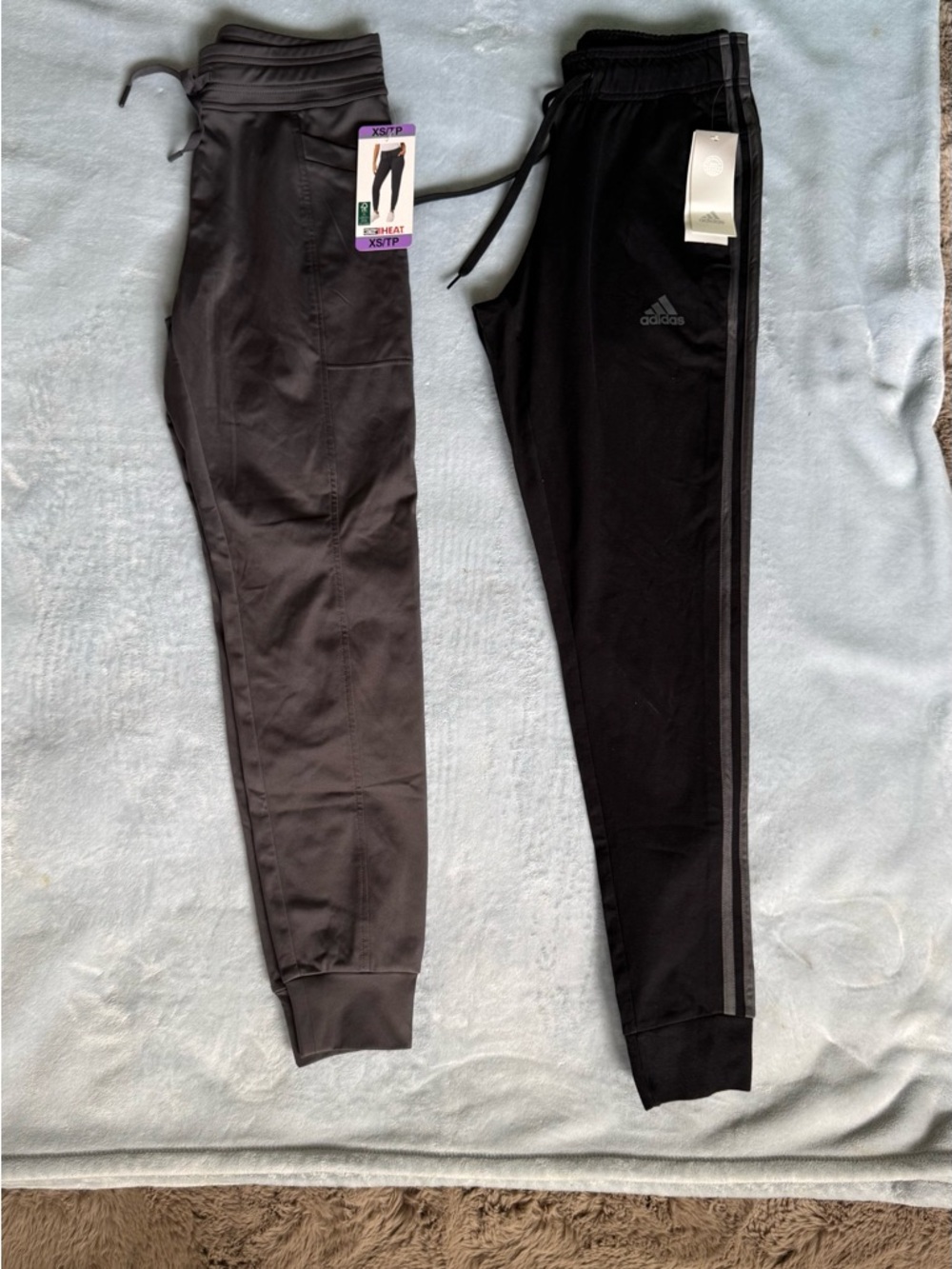 2 Adidas women Black Performance Track Pants